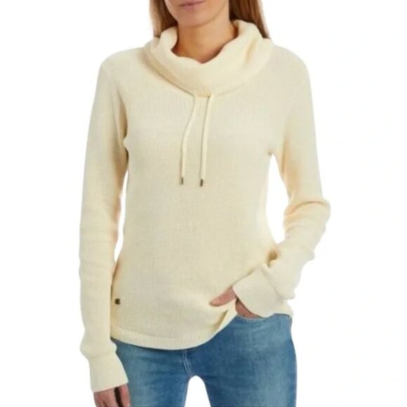 Lauren Ralph Lauren Tops - LAUREN RALPH LAUREN Cowl Neck Waffle Knit Long Sleeve Top